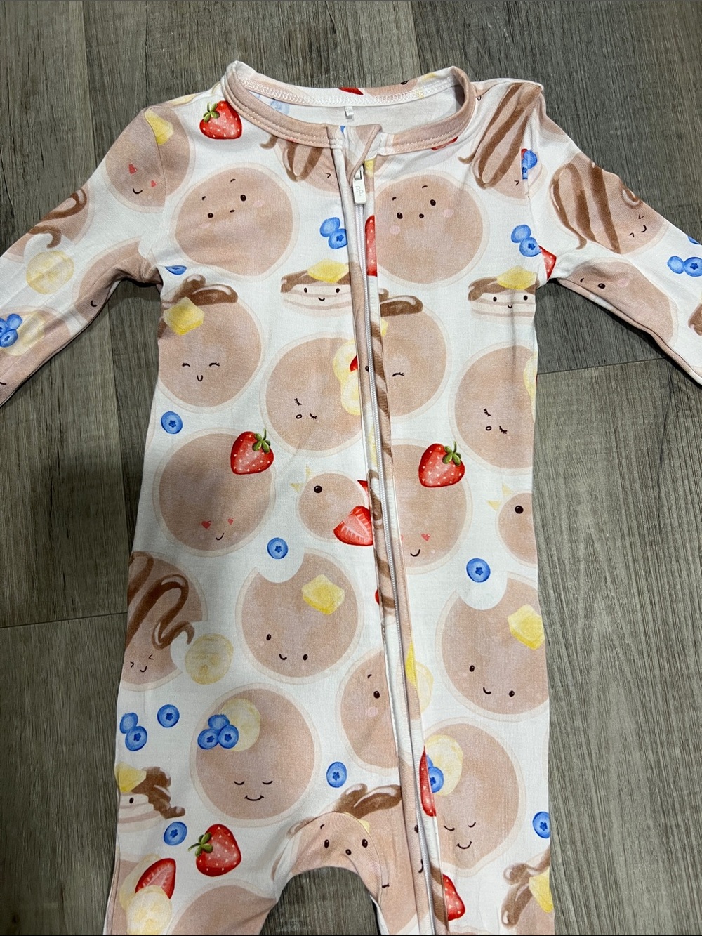 Posh Peanut Pancakes convertible one piece size 9-12M - Picture 2 of 7